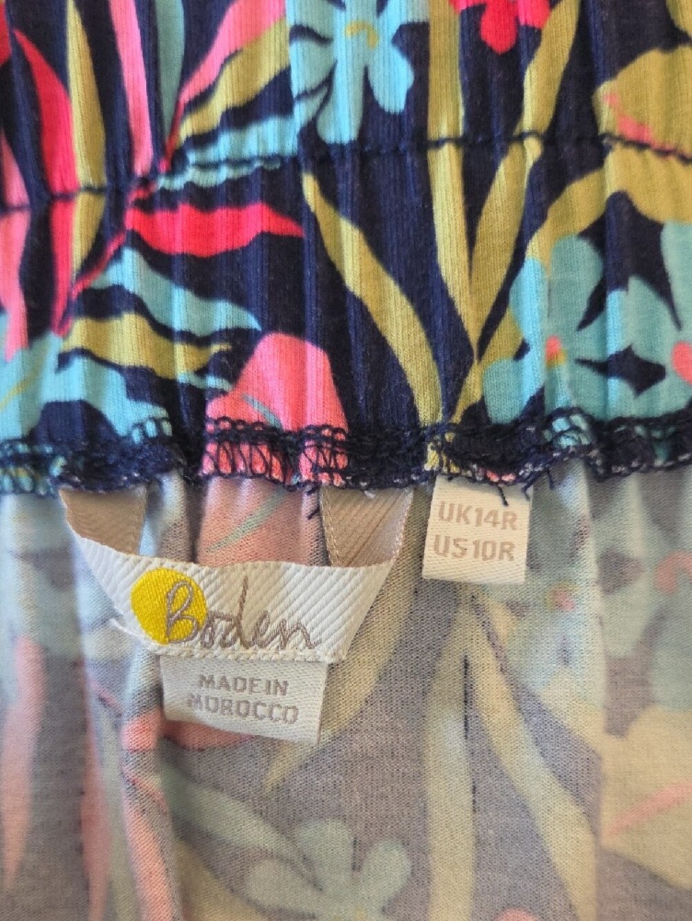 Boden Women's Size 10R Floral Maxi Skirt Boho Viscose Cottagecore - Picture 3 of 5